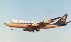 Olympic Airways Boeing 747-200 SX-OAC postcard