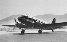 Olympic Airways Douglas DC-3 4B SX-BBE postcard