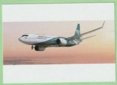 Oman Air Boeing 737 - postcard