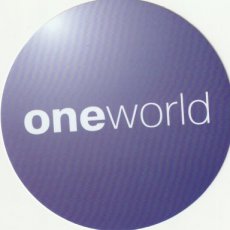 Oneworld sticker - appr. 8 cm x 8 cm