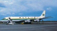 Palau International Traders DC-8-55F N29549 postcard