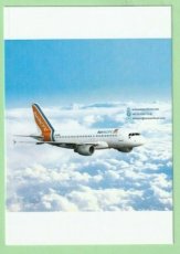 Pan Pacific Airlines Airbus A319 - postcard