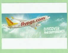 Pegasus Airlines Boeing 737 - postcard