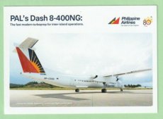 Philippines Philippine Airlines DHC Dash 8 Q400 - postcard