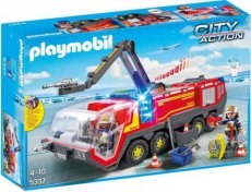 Playmobil City Action 5337 - Luchthaven Brandweer met Licht en Geluid