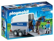 Playmobil City Action 6922 - Bereden Politie met Trailer
