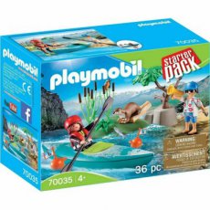 Playmobil Family Fun 70035 - Starter Pack Kayak Adventure