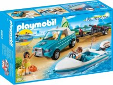 Playmobil Summer Fun 6864 - Surfer-Pickup mit Speedboat