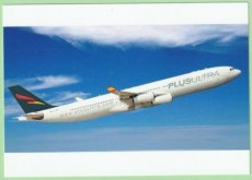 Plus Ultra Airlines Airbus A340 - postcard