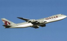 Qatar Airways Cargo Boeing 747-8F A7-BGA postcard