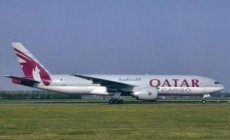 Qatar Airways Cargo Boeing 777F A7-BFB postcard