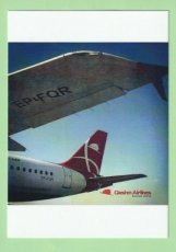 Qeshm Airlines Airbus A320 - postcard