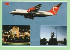 Qeshm Airlines BAe 146 - postcard