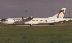 RAM Royal Air Maroc Express ATR-72 CN-COB postcard