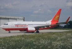 Regent Airways Boeing 737-700 D-AHXA postcard