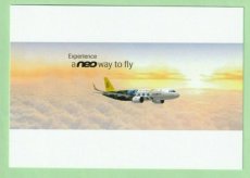 Royal Brunei Airlines Airbus A320neo - postcard