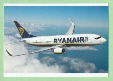 Ryanair Boeing 737 - postcard