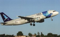 SATA Air Azores International Airbus A320 CS-TKP @ Lisbon - postcard
