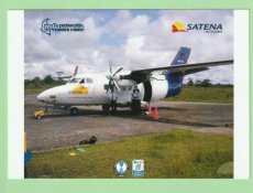 Satena Colombia LET-410 - postcard