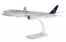Saudia Boeing 787-9 1/200 scale desk model Herpa Snapfit