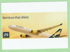 Shaheen Air International Airbus A330 - postcard Shaheen Air International Airbus A330 - postcard