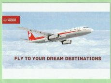 Sichuan Airlines Airbus A320 - postcard Sichuan Airlines Airbus A320 - postcard