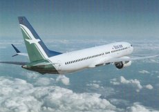 Silk Air Boeing 737 - postcard