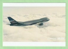 Silkway Airlines Boeing 747-8F - postcard