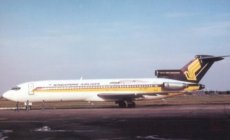 Singapore Airlines Boeing 727-200 9V-SGF postcard