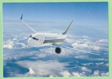 Singapore Airlines Boeing 737 - postcard Singapore Airlines Boeing 737 - postcard