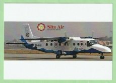Sita Air Dornier 228 - postcard Sita Air Dornier 228 - postcard