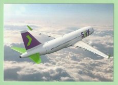 Sky Airline Airbus A320 - postcard