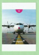 Sky Express ATR-72 - postcard