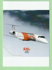 Sky High Aviation Services Embraer 145 - postcard