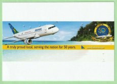 Solomon Airlines - Fly Solomons Airbus A320 - post Solomon Airlines - Fly Solomons Airbus A320 - postcard