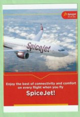 Spicejet Boeing 737 - postcard Spicejet Boeing 737 - postcard