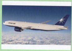 Star Air Boeing 777F - postcard