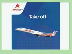 Star Air Embraer ERJ 145 - postcard