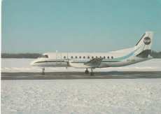 Swedair Saab 340 SE-ISR postcard