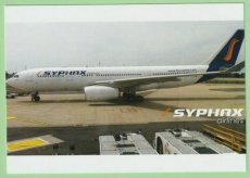 Syphax Airlines Airbus A330 - postcard