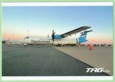 TAG Airlines ATR-72 - postcard