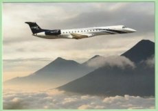 TAG Airlines Embraer 145 - postcard