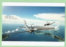 TAG Airlines Saab 340 - postcard