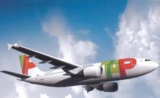 TAP Air Portugal Airbus A310-300 CS-TEX postcard