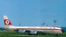 THY Turkish Airlines Boeing 707 TC-JBD @ Paris Orl THY Turkish Airlines Boeing 707 TC-JBD @ Paris Orly 1977 - postcard