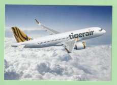 Tigerair Airbus A320 - postcard