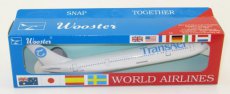 Transaer Airbus A300 1/250 scale desk model Wooster