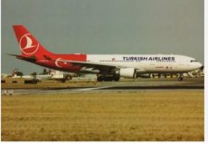 Turkish Airlines Airbus A330-200 TC-JNB "Tokyo 2020 Olympic Games cs" - postcard