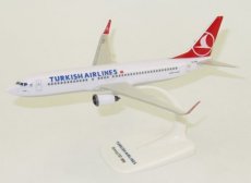 Turkish Airlines Boeing 737-800 1/200 scale desk model new PPC