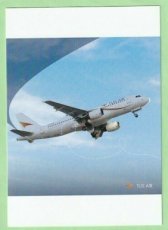 Tus Air Airbus A320 - postcard